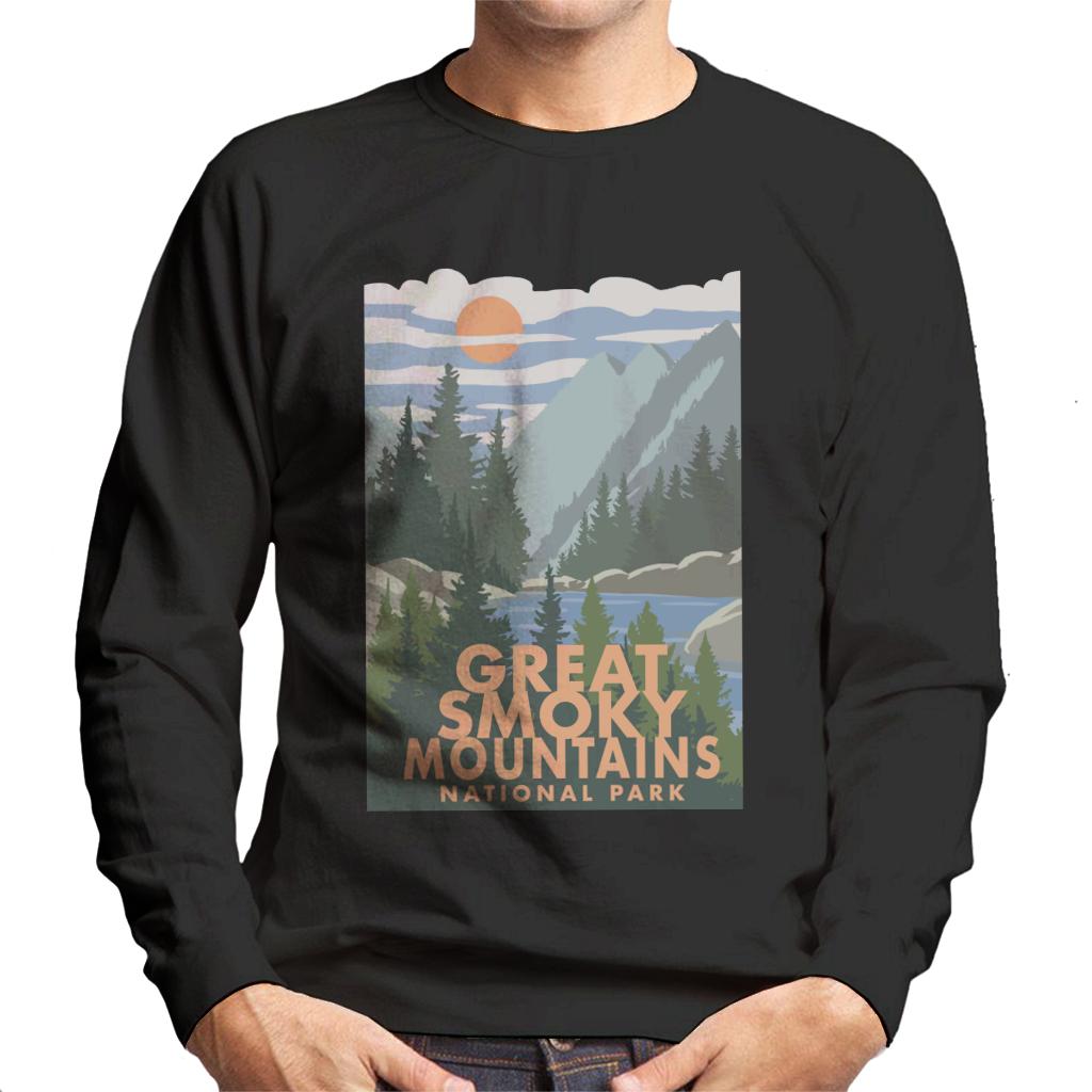 US National Parks Great Smoky Mountains Men's Sweatshirt product image 1