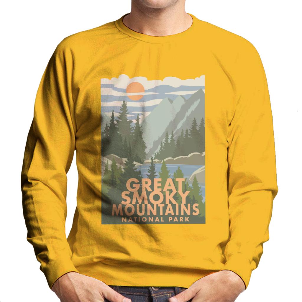 US National Parks Great Smoky Mountains Men's Sweatshirt product image 6