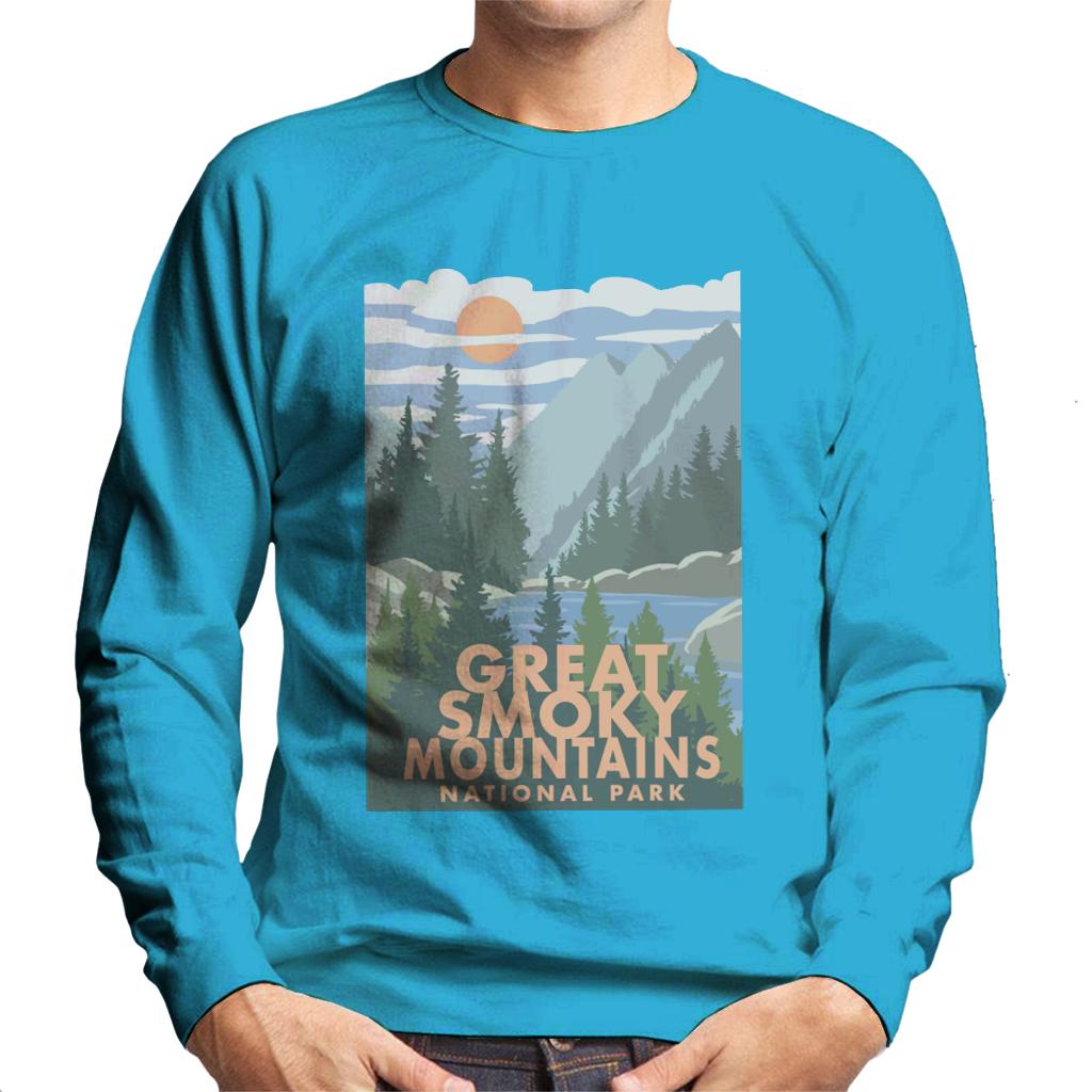 US National Parks Great Smoky Mountains Men's Sweatshirt product image 4