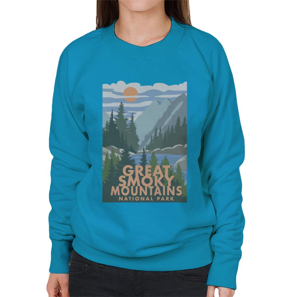 US National Parks Great Smoky Mountains Women's Sweatshirt product image 4