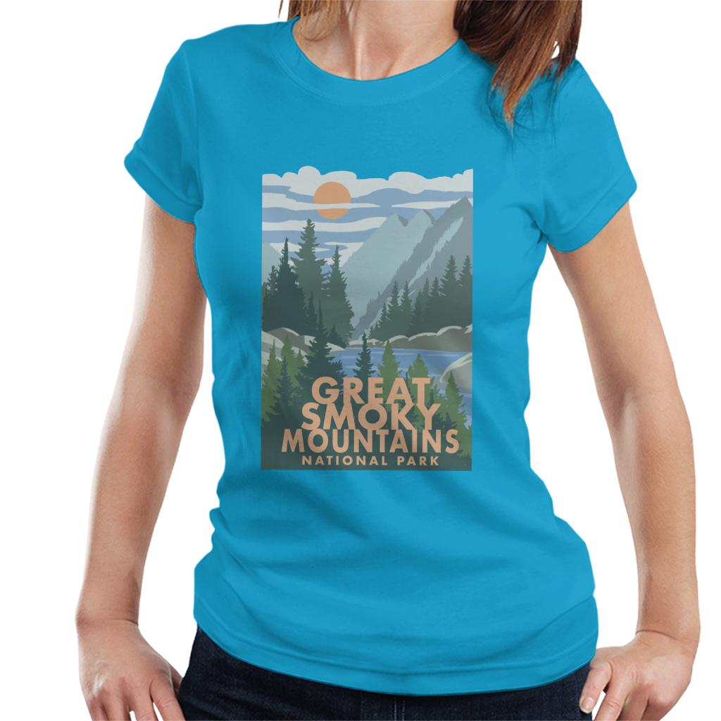 US National Parks Great Smoky Mountains Women's T-Shirt product image 4
