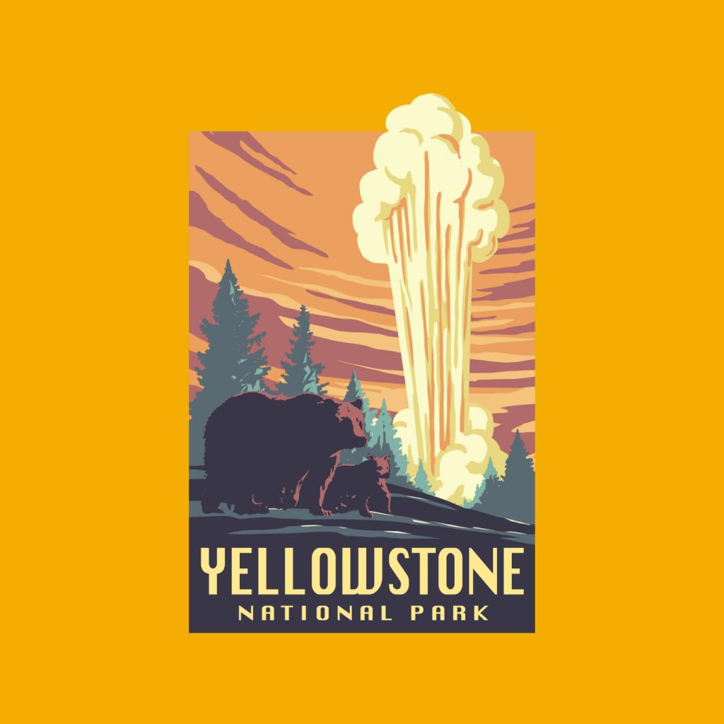US National Parks Yellowstone Women's Sweatshirt product image 7