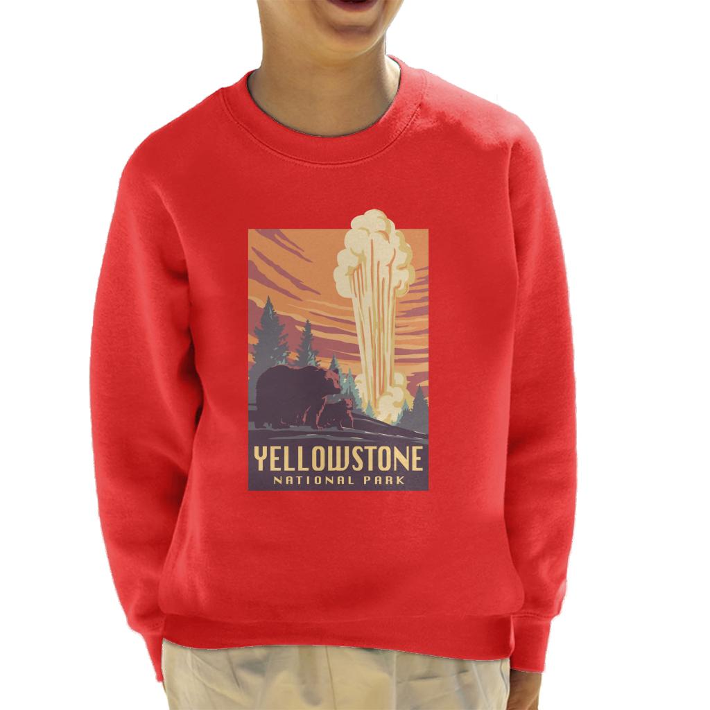 US National Parks Yellowstone Kid's Sweatshirt product image 1