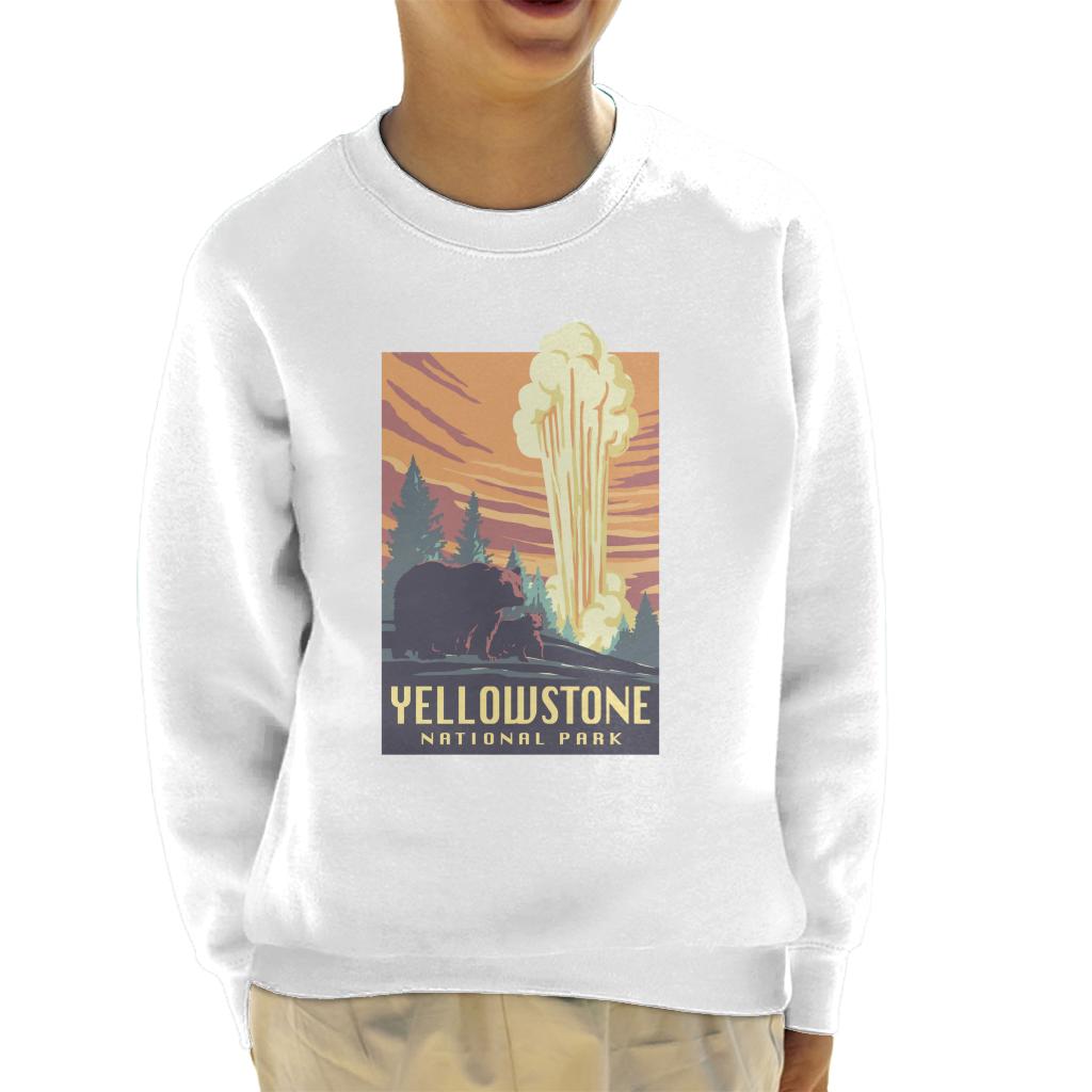 US National Parks Yellowstone Kid's Sweatshirt product image 4