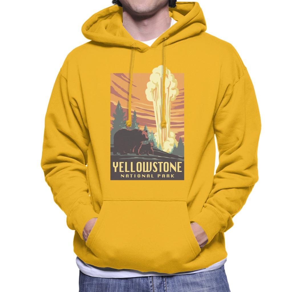 US National Parks Yellowstone Men's Hooded Sweatshirt product image 6