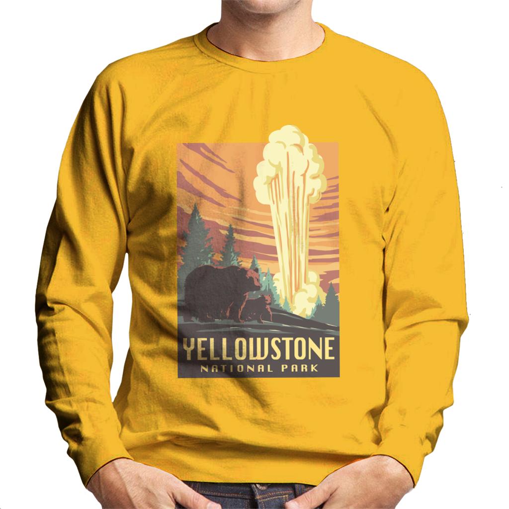 US National Parks Yellowstone Men's Sweatshirt product image 6