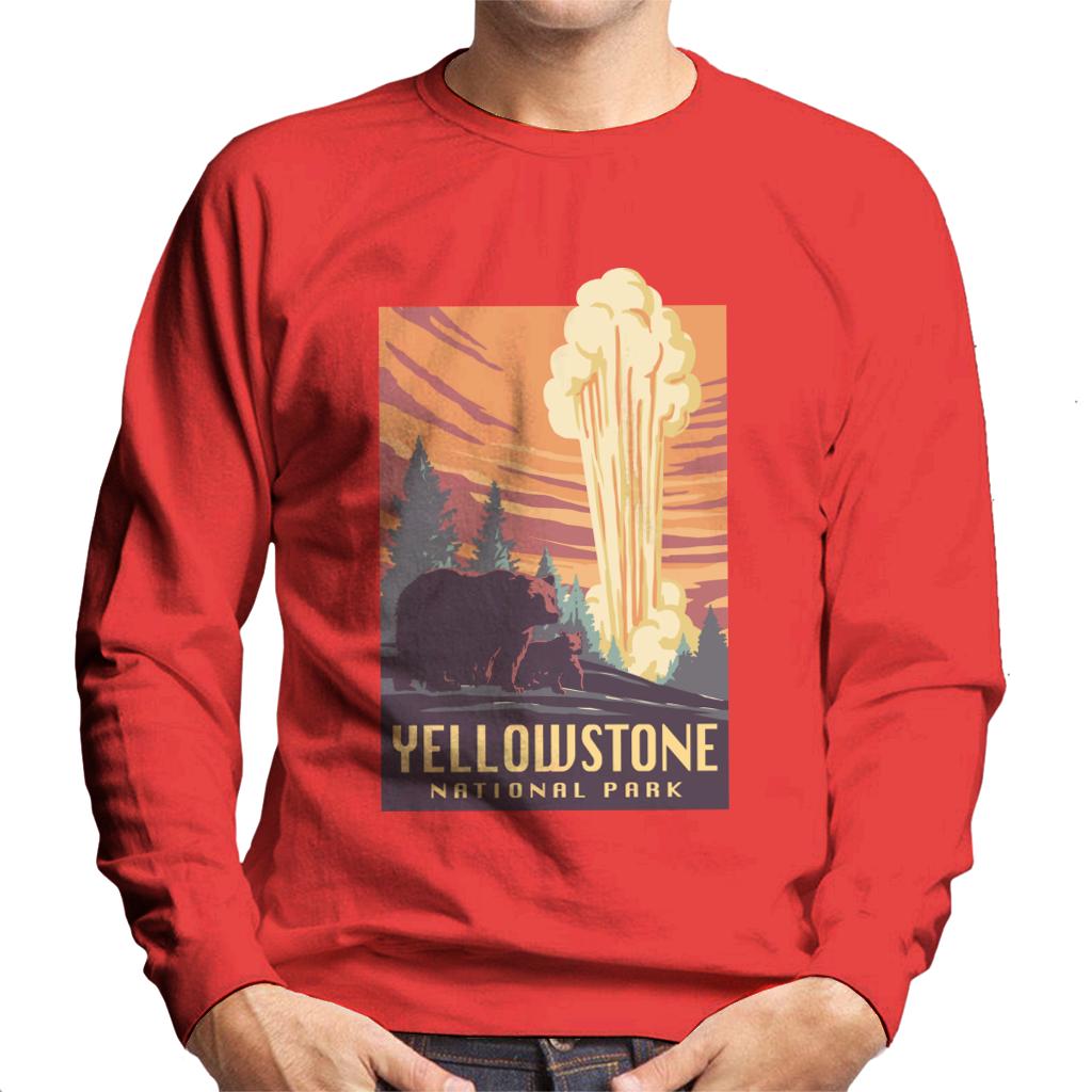 US National Parks Yellowstone Men's Sweatshirt product image 4
