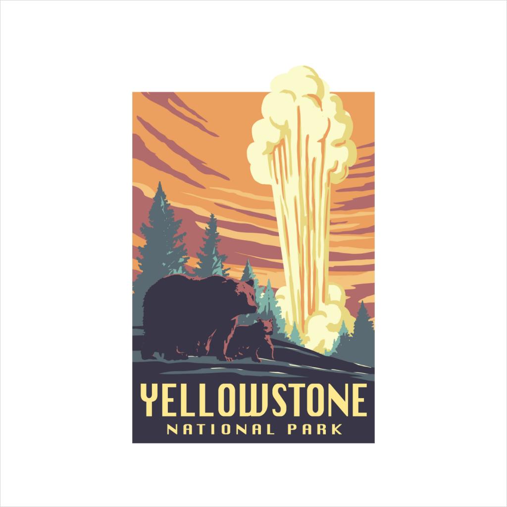 US National Parks Yellowstone Men's Sweatshirt product image 2
