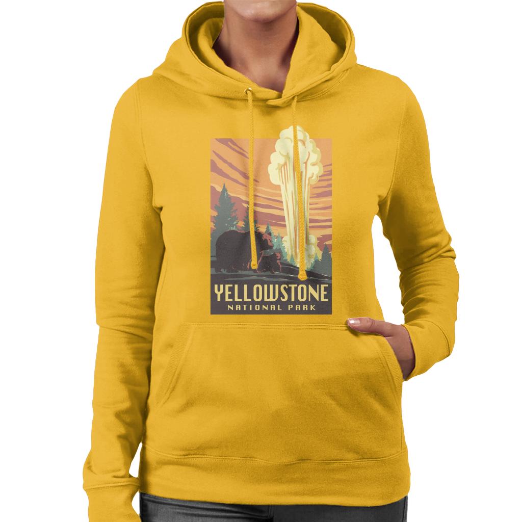 US National Parks Yellowstone Women's Hooded Sweatshirt product image 6