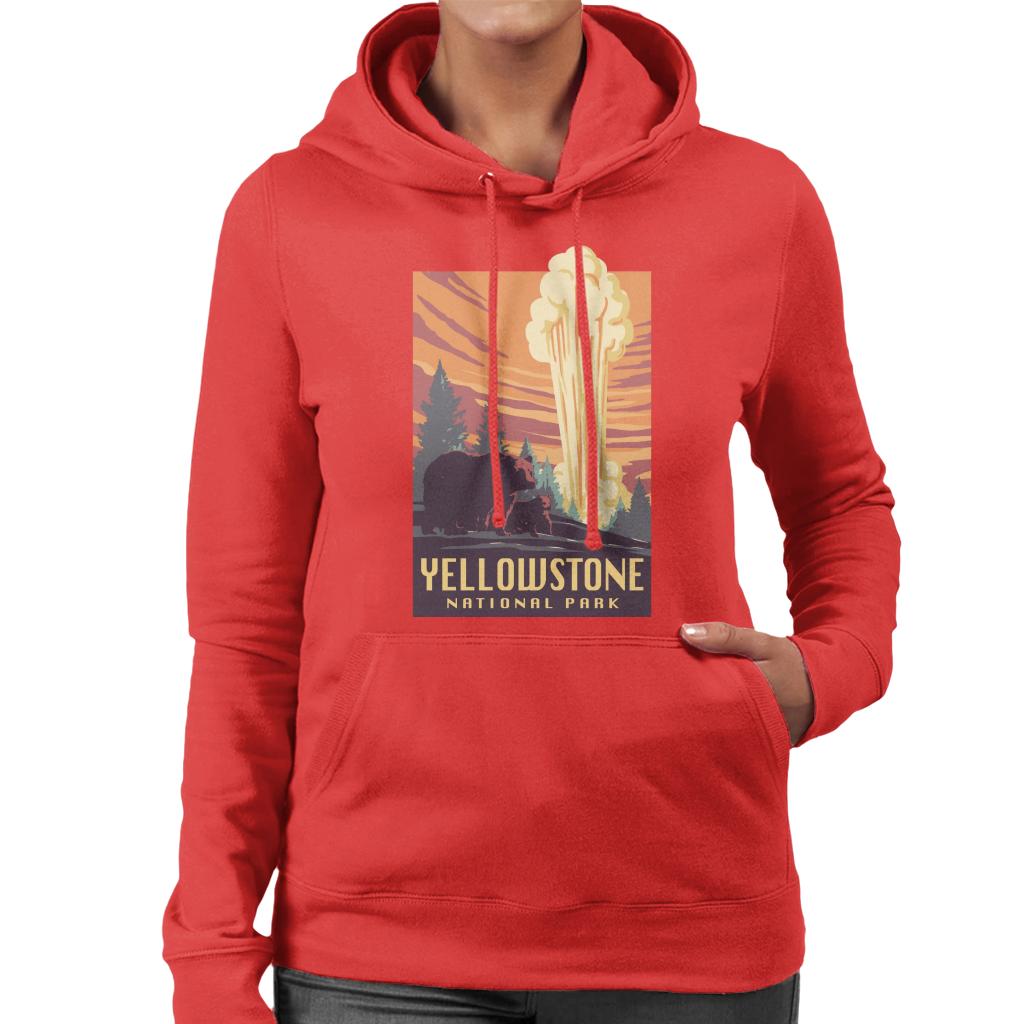 US National Parks Yellowstone Women's Hooded Sweatshirt product image 4