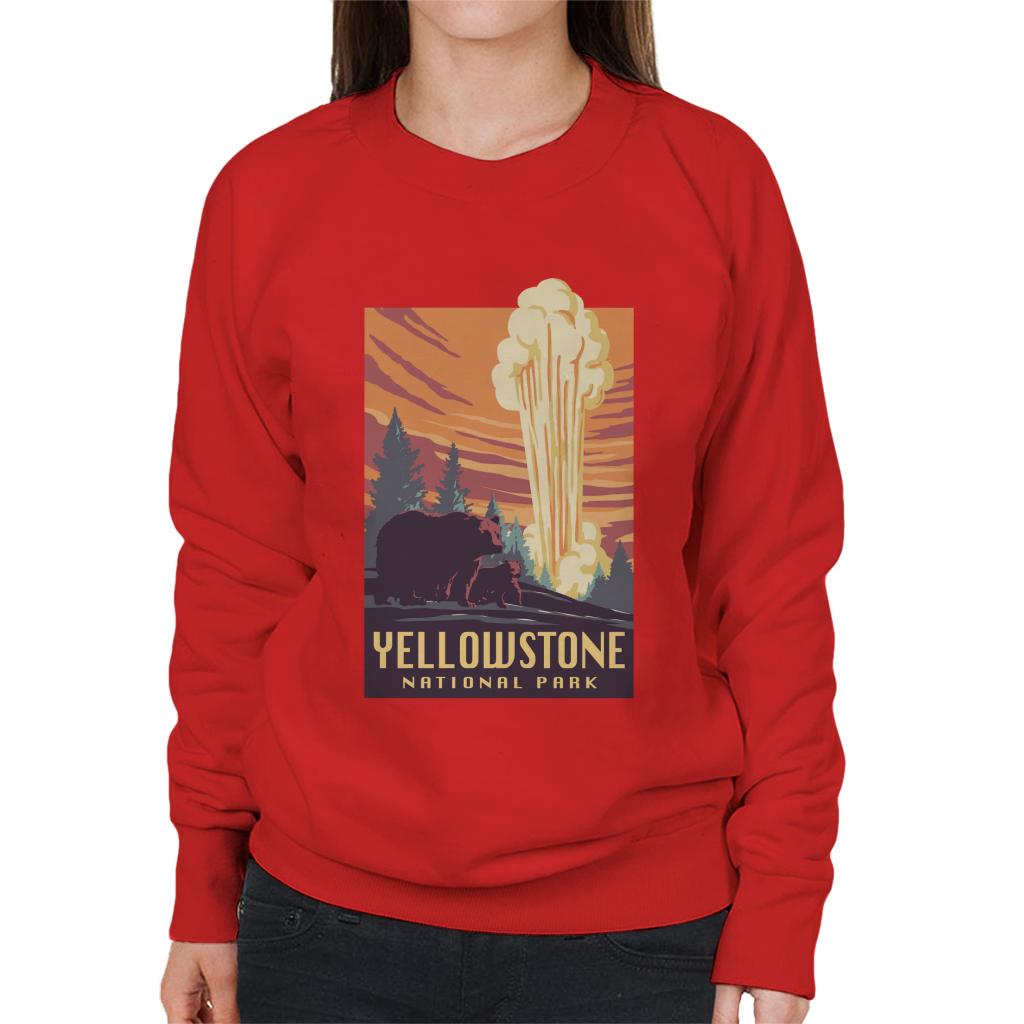 US National Parks Yellowstone Women's Sweatshirt product image 4