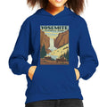 US National Parks Yosemite Waterfall Kid's Hooded Sweatshirt product image 1