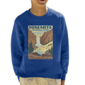 US National Parks Yosemite Waterfall Kid's Sweatshirt product image 1