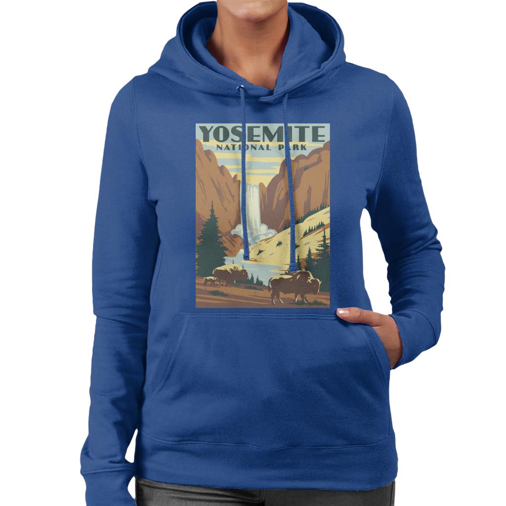 US National Parks Yosemite Waterfall Women's Hooded product image 1