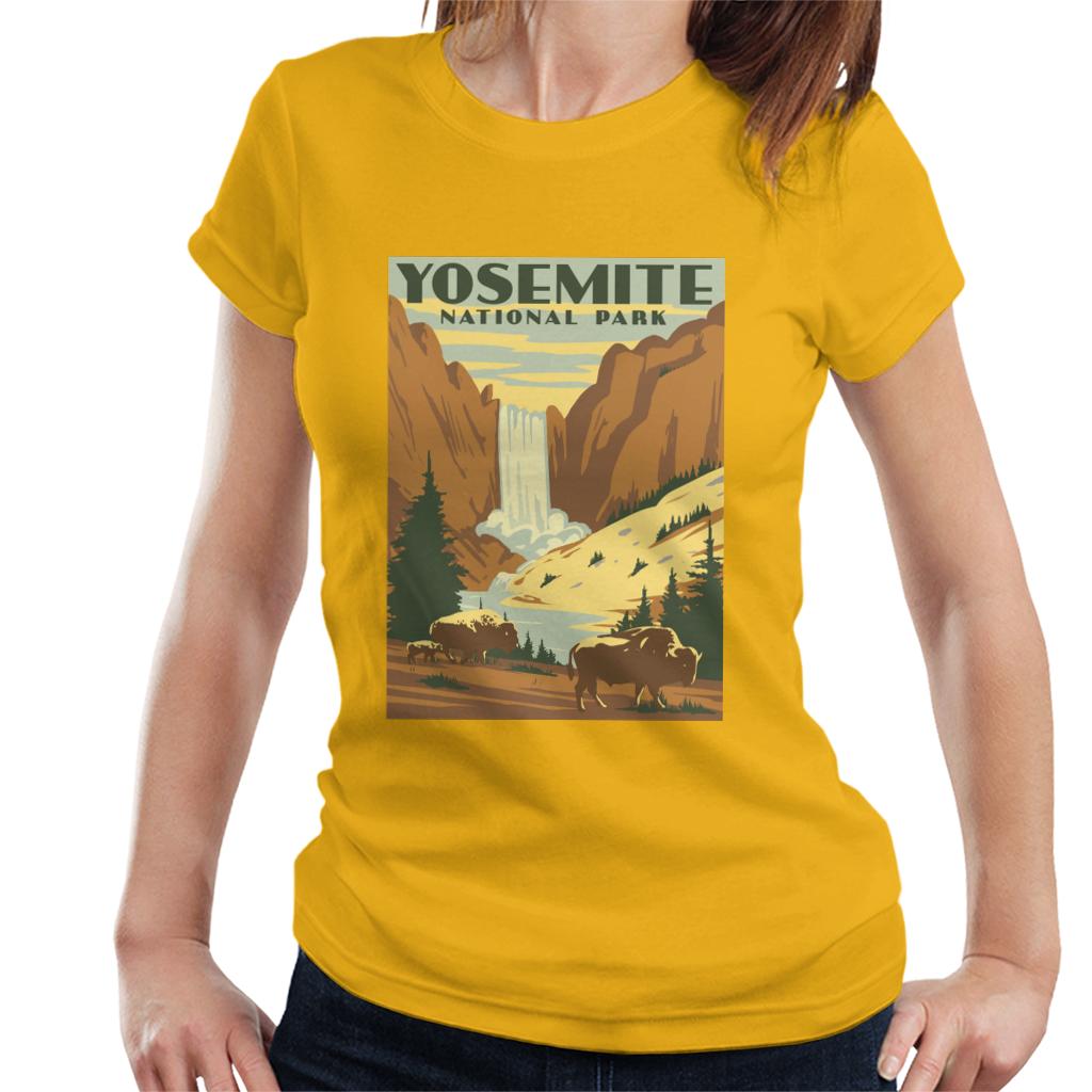 US National Parks Yosemite Waterfall Women's T-Shirt product image 6