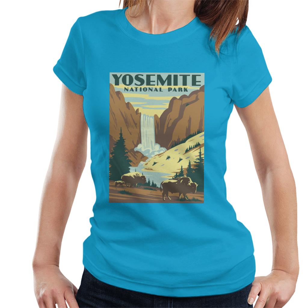 US National Parks Yosemite Waterfall Women's T-Shirt product image 4