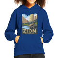 US National Parks Zion Kid's Hooded Sweatshirt product image 1