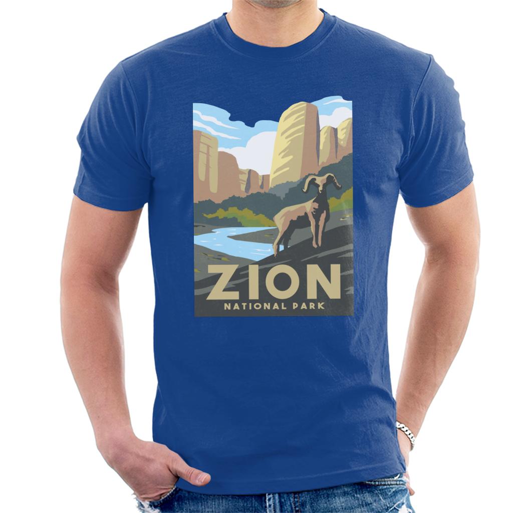 US National Parks Zion Men's T-Shirt product image 4