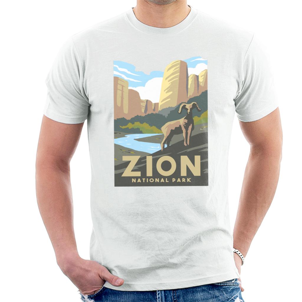 US National Parks Zion Men's T-Shirt product image 1
