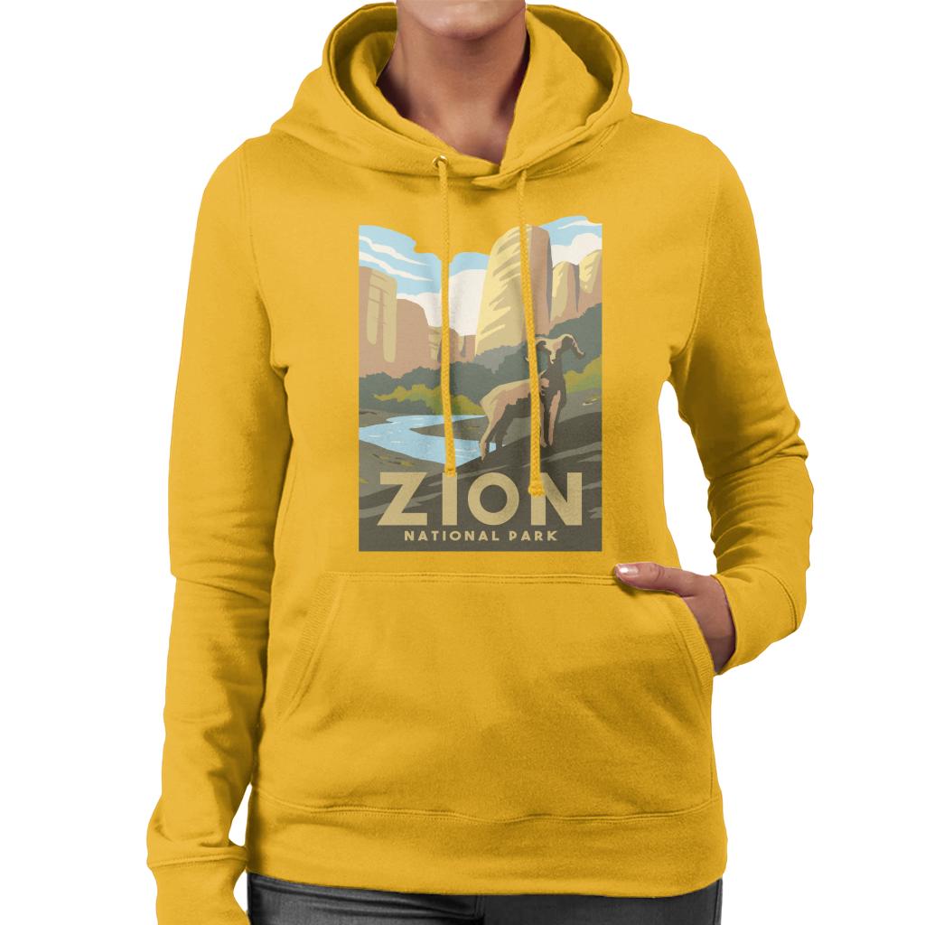 US National Parks Zion Women's Hooded Sweatshirt product image 6
