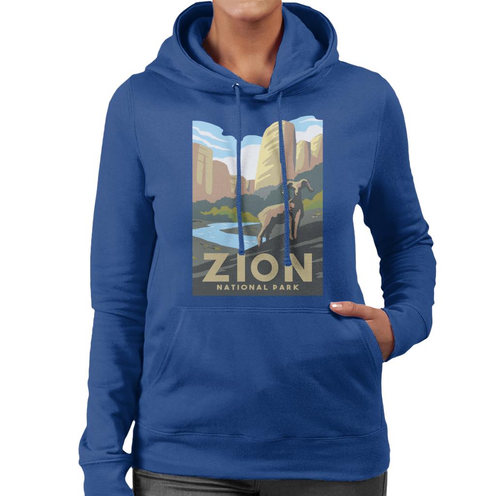 US National Parks Zion Women's Hooded Sweatshirt product image 4