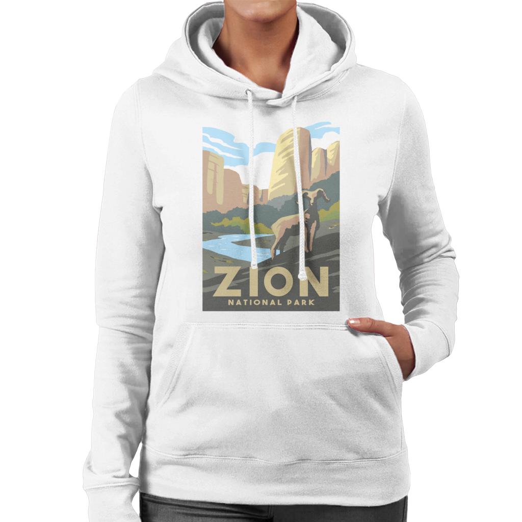 US National Parks Zion Women's Hooded Sweatshirt product image 1