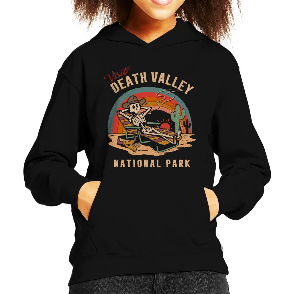 US National Parks Visit Death Valley Kid's Hooded Sweatshirt product image 1