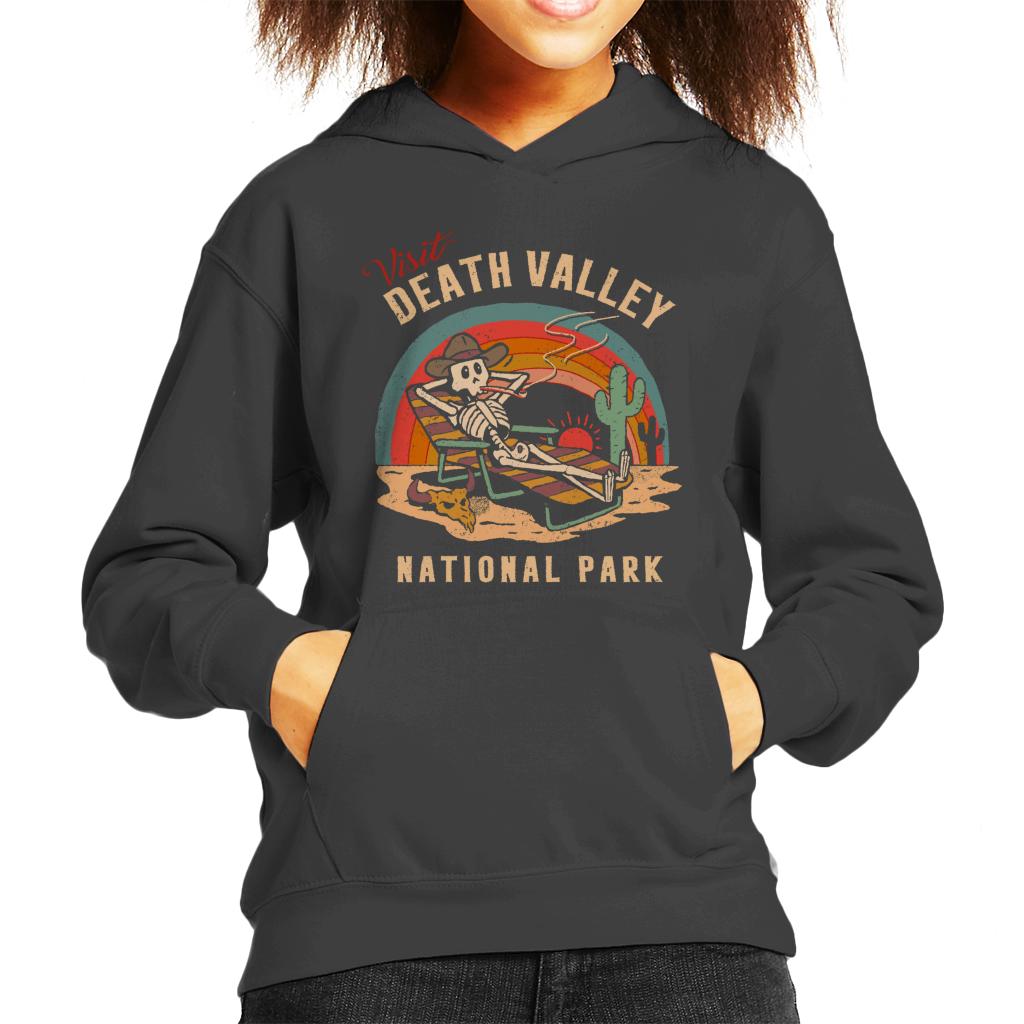 US National Parks Visit Death Valley Kid's Hooded Sweatshirt product image 4