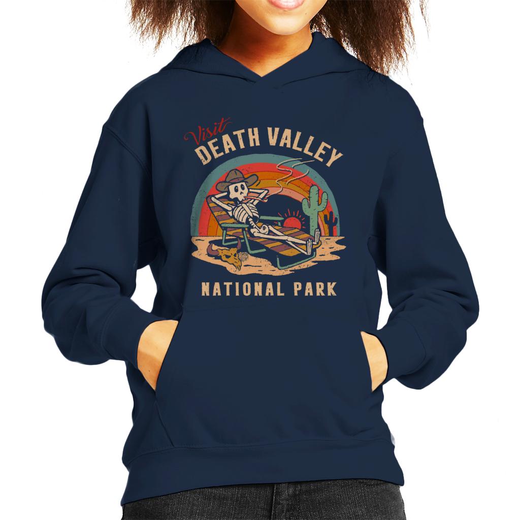 US National Parks Visit Death Valley Kid's Hooded Sweatshirt product image 6