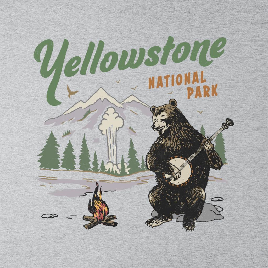 US National Parks Yellowstone Bear Playing Banjo Kid's product image 2