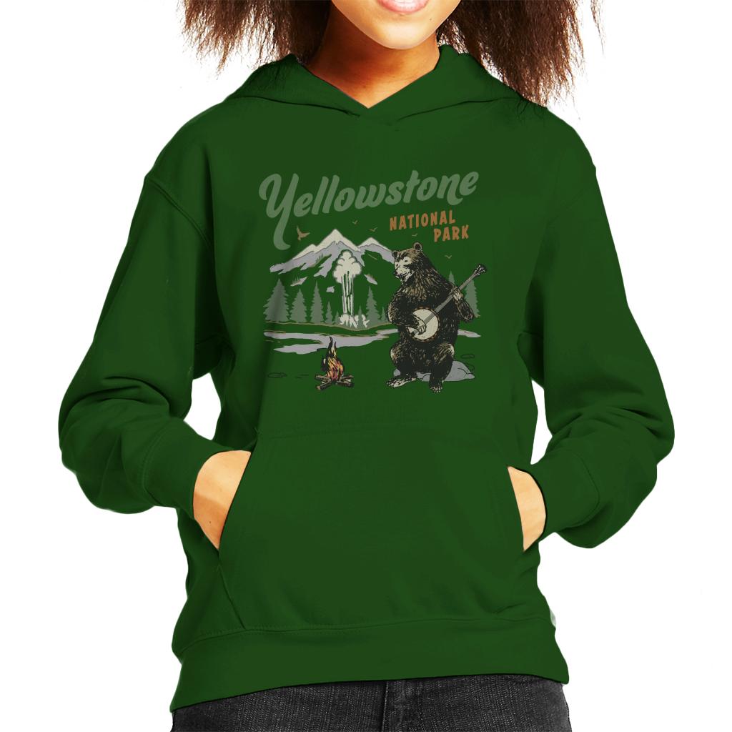 US National Parks Yellowstone Bear Playing Banjo Kid's product image 6