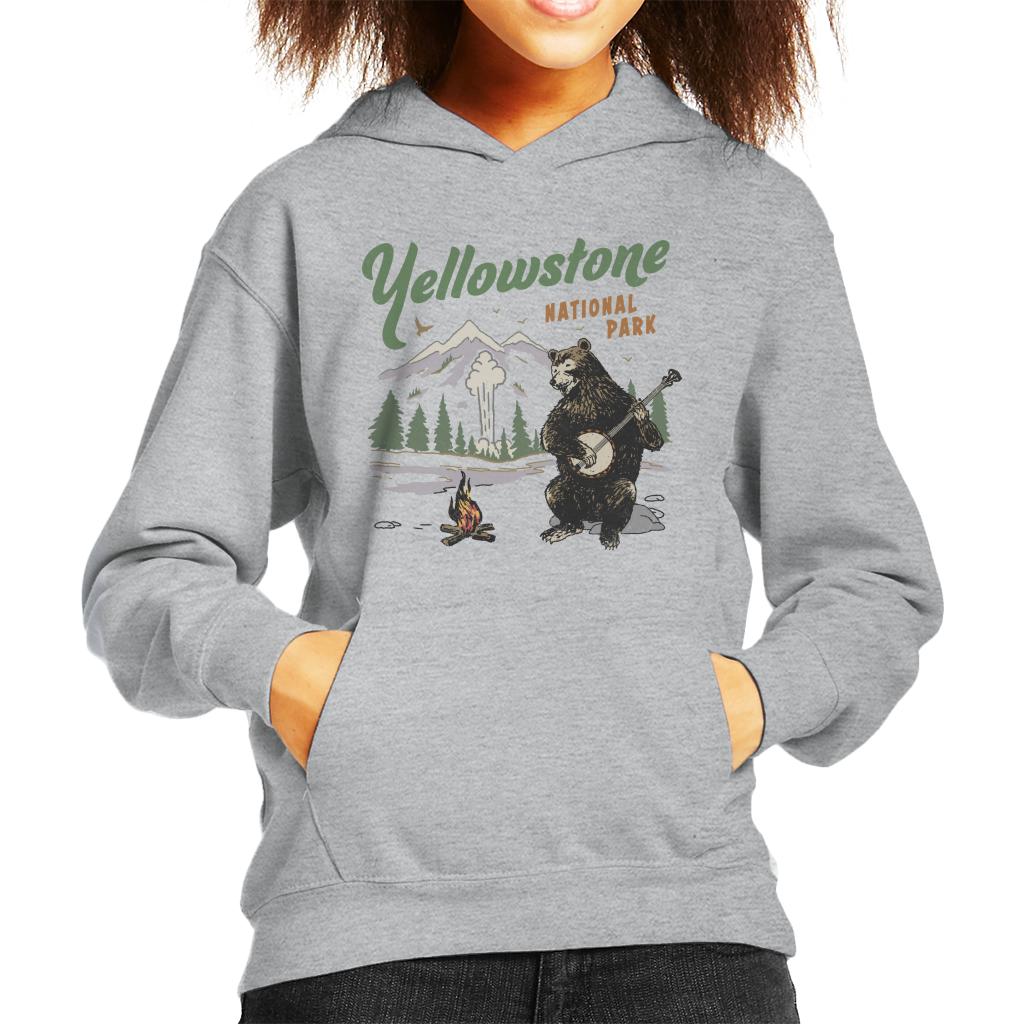 US National Parks Yellowstone Bear Playing Banjo Kid's product image 1