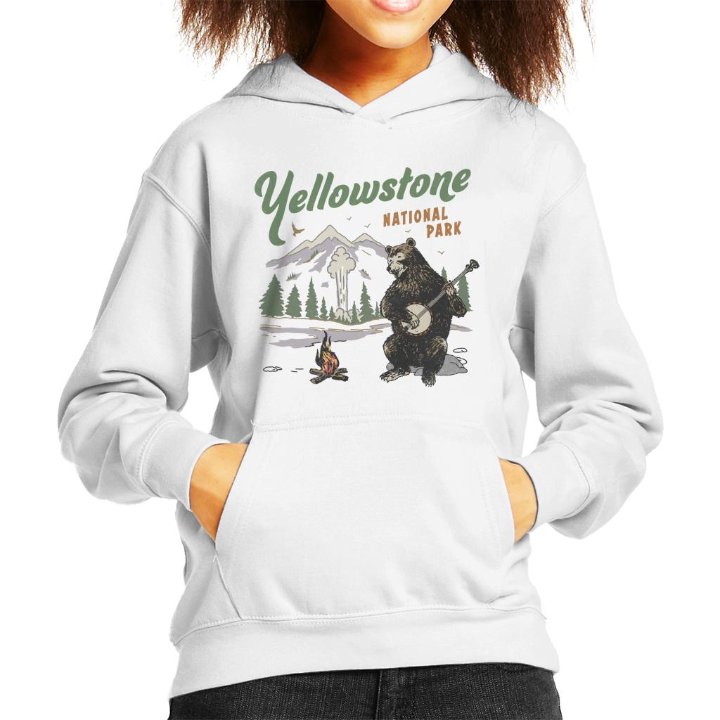 US National Parks Yellowstone Bear Playing Banjo Kid's product image 4