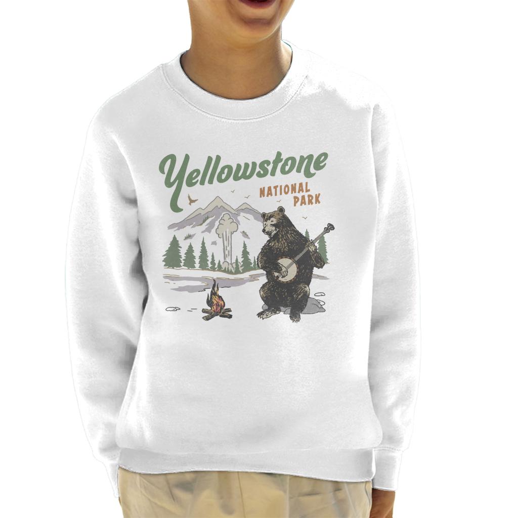 US National Parks Yellowstone Bear Playing Banjo Kid's product image 4