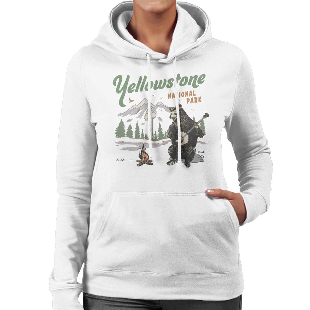 US National Parks Yellowstone Bear Playing Banjo Women's product image 4
