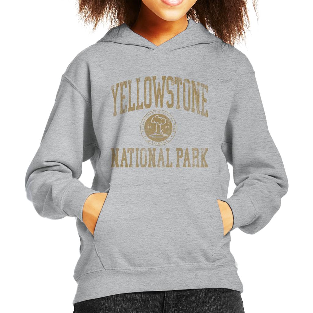 US National Parks Yellowstone Wyoming Kid's Hooded product image 1