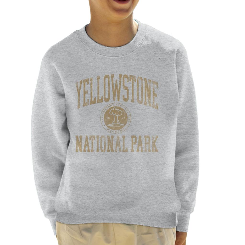 US National Parks Yellowstone Wyoming Kid's Sweatshirt product image 1