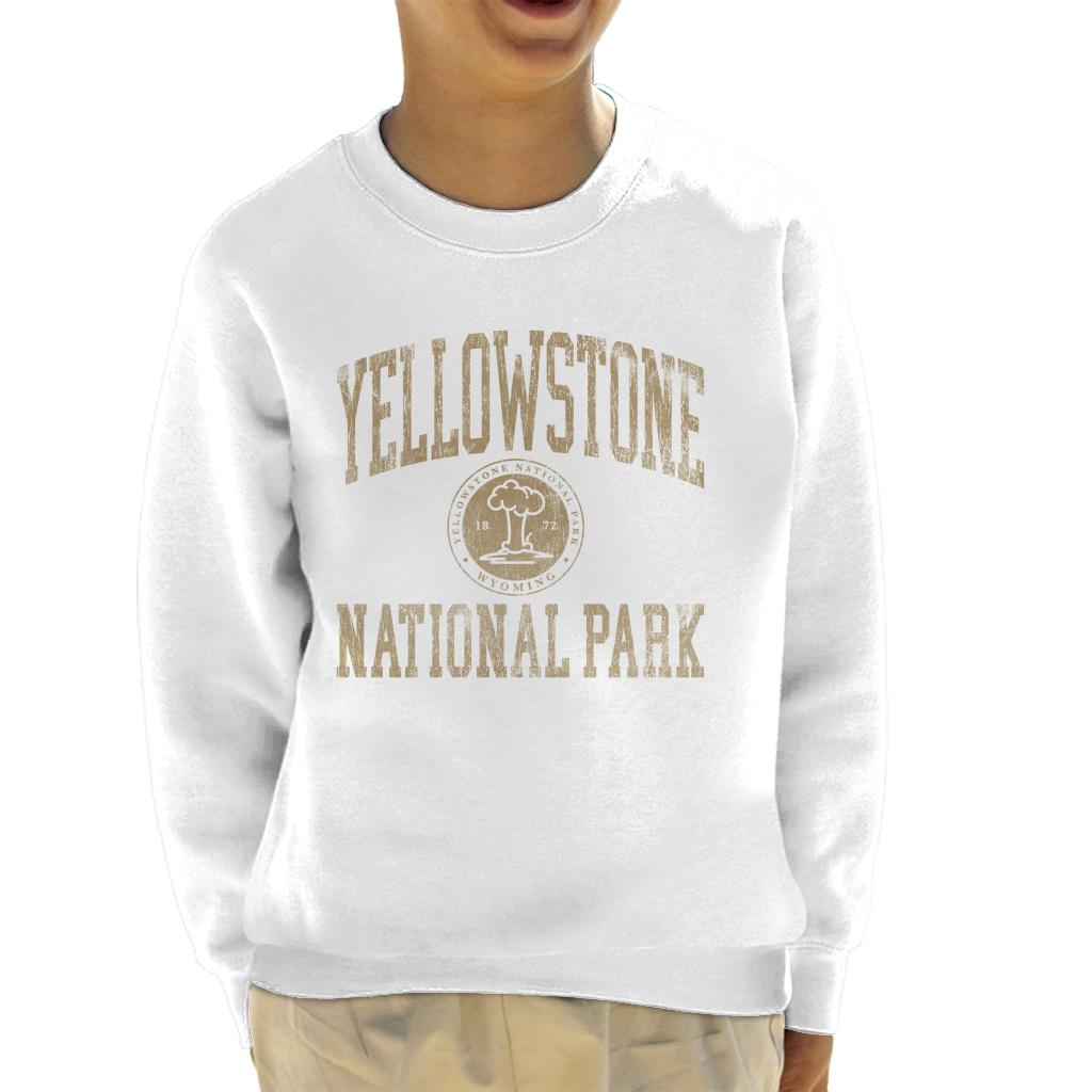 US National Parks Yellowstone Wyoming Kid's Sweatshirt product image 4