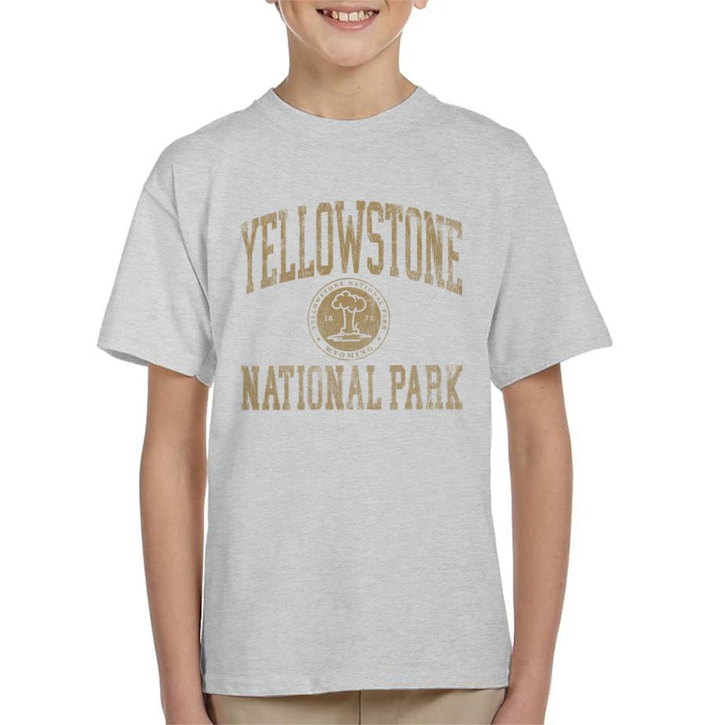 US National Parks Yellowstone Wyoming Kid's T-Shirt product image 1