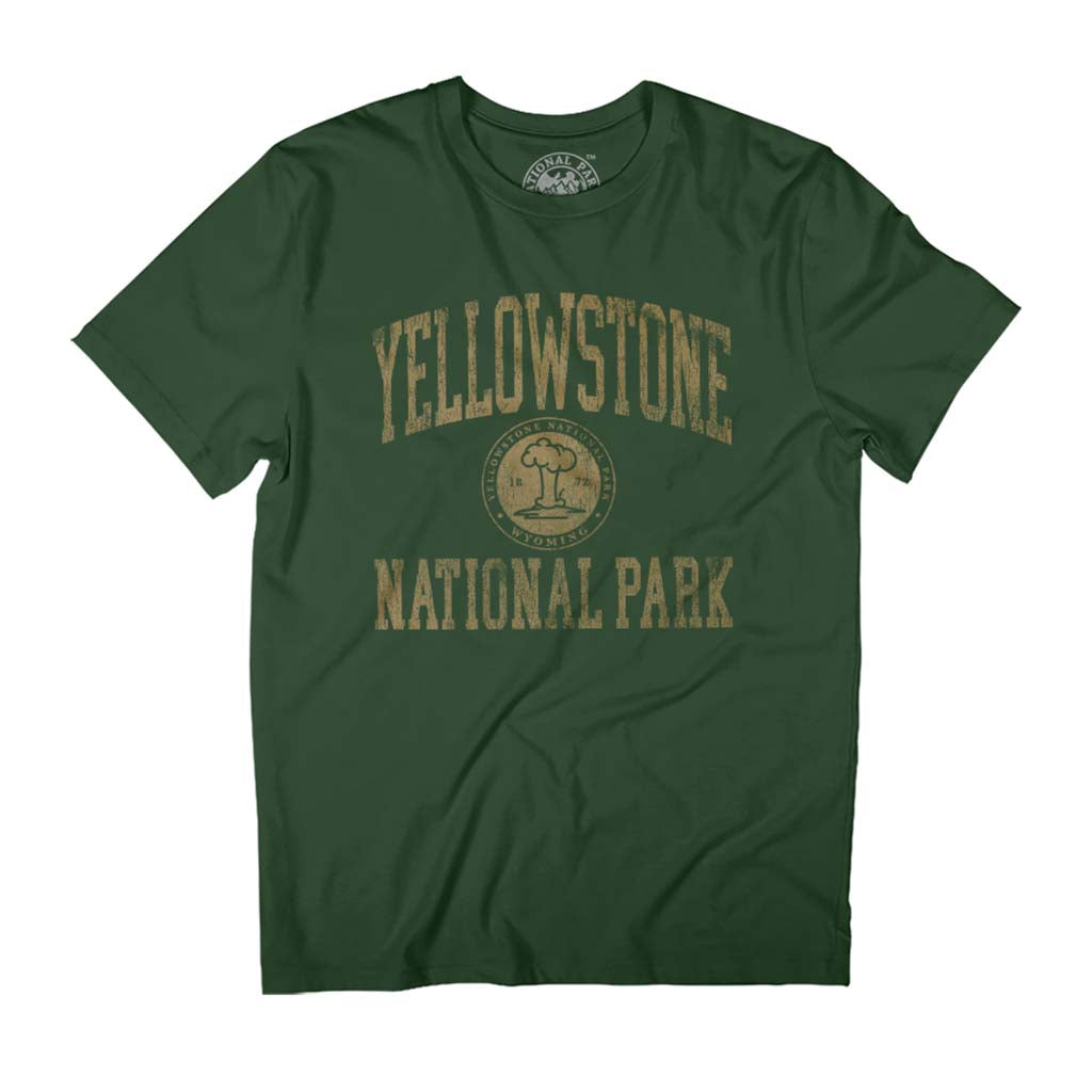 US National Parks Yellowstone Wyoming Men's T-Shirt product image 1