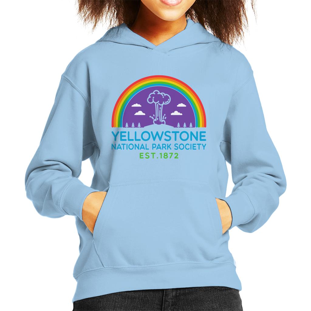US National Parks Yellowstone Society Est 1872 Kid's Hooded product image 4