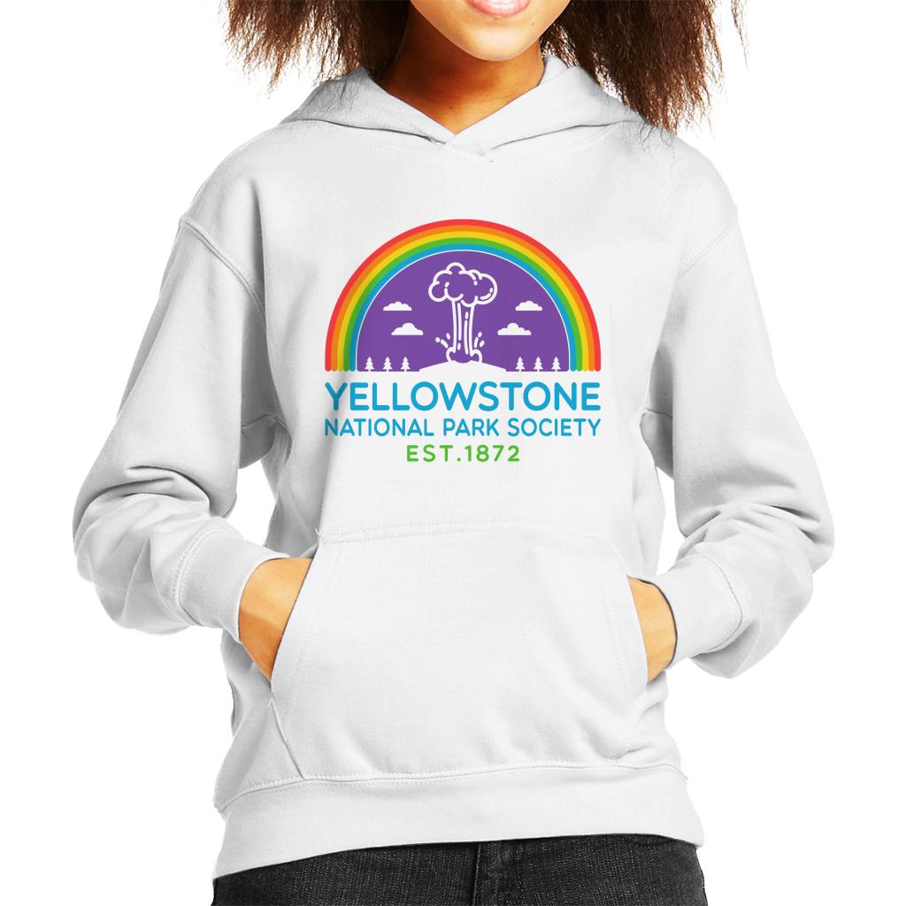 US National Parks Yellowstone Society Est 1872 Kid's Hooded product image 6